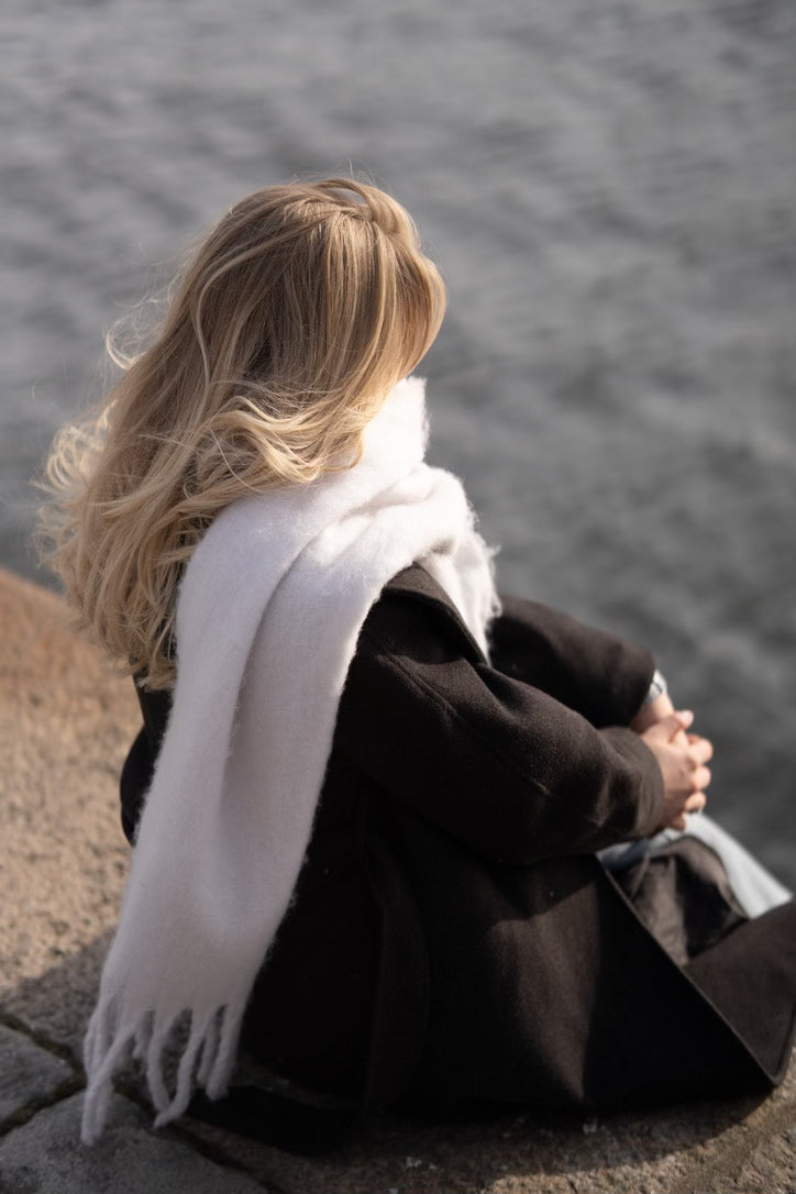 Classic Halsduk - Vit